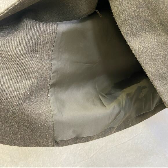 Vintage 90s Stephanie Andrews brown longline 3 button boyfriend blazer size 4 - Picture 11 of 13